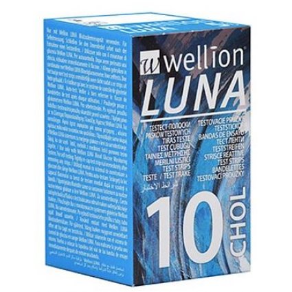 WELLION LUNA CHOLES STRIPS10PZ