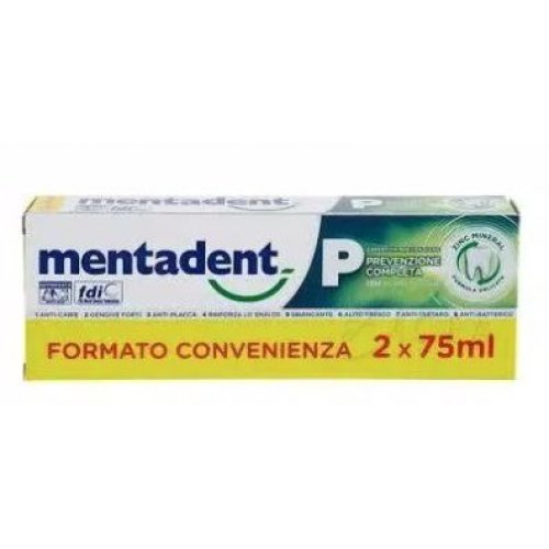 MENTADENT P 2 X 75 ML BITUBO PROMO