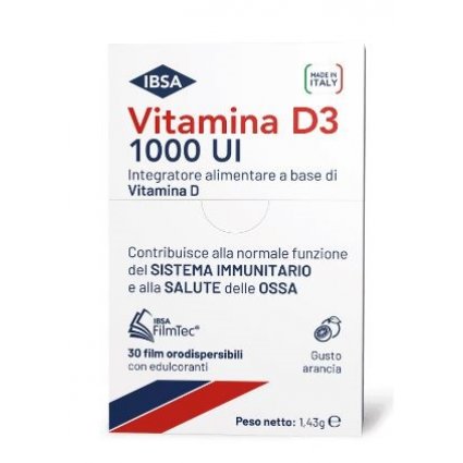 VITAMINA D3 IBSA 1000UI 30FILM