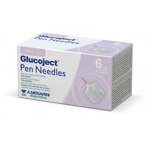 GLUCOJECT Pen Needles 32g 6mm