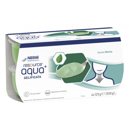 RESOURCE AQUA+MINT CUP6 4X125G