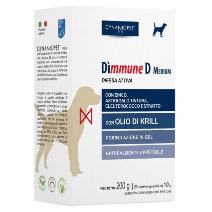 DIMMUNE D MEDIUM CANI 20 BUSTI