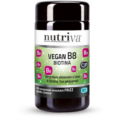 NUTRIVA VEGAN B8 FIZZ 30CPR LIMO