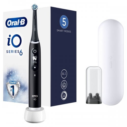 ORALB IO 6 BLACK SPAZZ+2REFILL