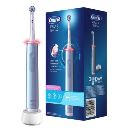 ORAL-B PRO3 Blu Sens.Spazz+2R.