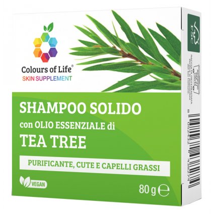 TEA TREE Sh.Solido 80gr COLOUR