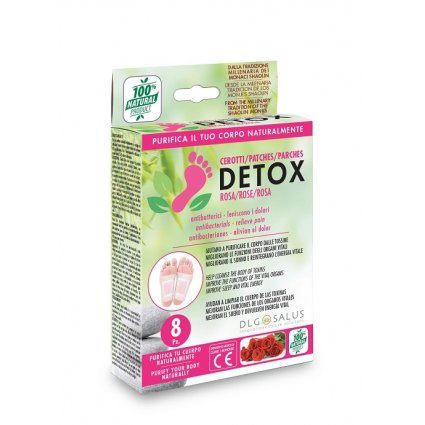 CEROTTI DETOX PIEDI ROSA 8PZ