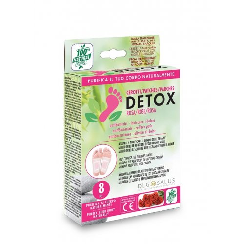 CEROTTI DETOX PIEDI ROSA 8PZ