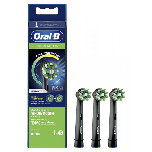 ORALB PW REF EB50 CROSS BLK 3P