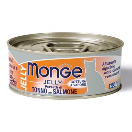 MONGE CAT TONNO/SALMONE 80 GR.