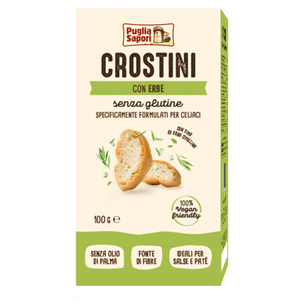 PUGLIA SAP.Crostini Erbe 100g