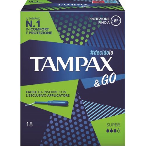 TAMPAX&GO Super 18pz