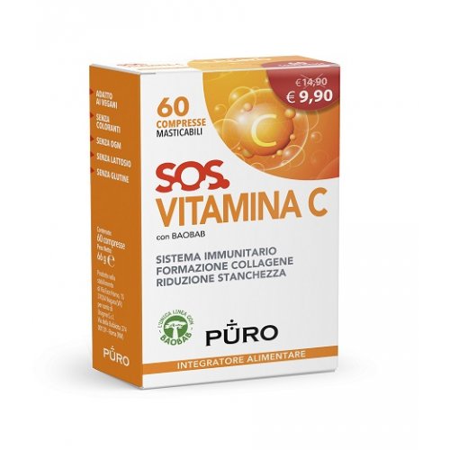 PURO SOS Vit.C 60Cpr mast.