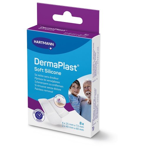 DERMAPLAST Soft Sil.2 form.8pz