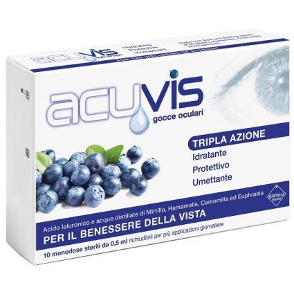 ACUVIS GOCCE OCUL 10FL 0,5ML