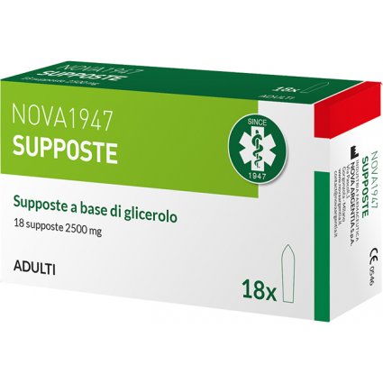 GLICEROLO 18 Supp.Ad.2500mgN.A