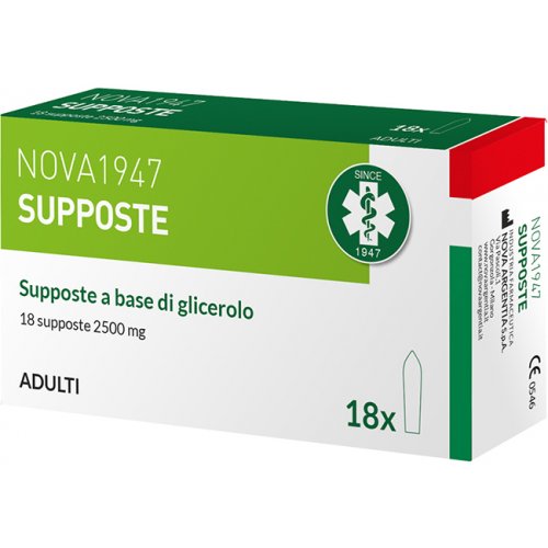 GLICEROLO 18 Supp.Ad.2500mgN.A