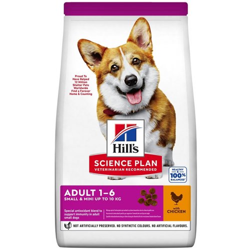 SP CANINE AD SM&MIN CKN 1,5KG