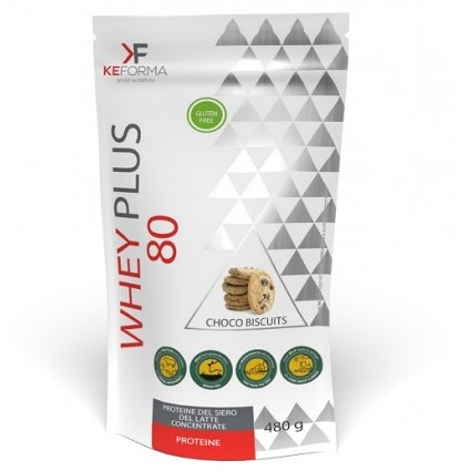 WHEY PLUS 80 CHOCO BISCUIT480G