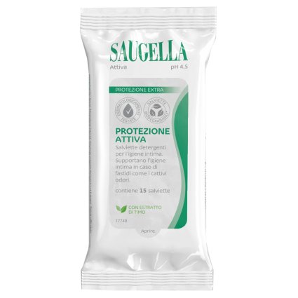 SAUGELLA Attiva 15*Salviettine