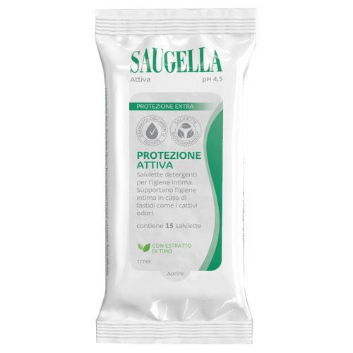 SAUGELLA Attiva 15*Salviettine