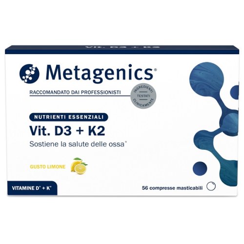 VITAMINA D3+K2 56 Cpr METAGEN. VITAMINA D3+K2 56 Cpr METAGEN.