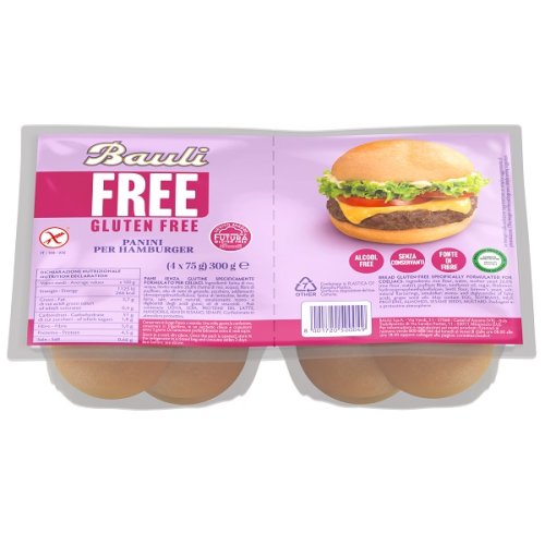 BAULI FREE Panini Hamburger4pz