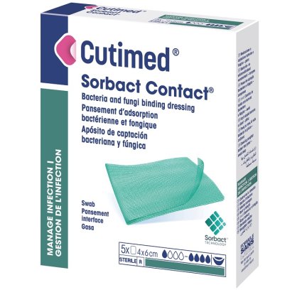 CUTIMED Sorbact Med.cm 4x6 5pz CUTIMED Sorbact Med.cm 4x6 5pz