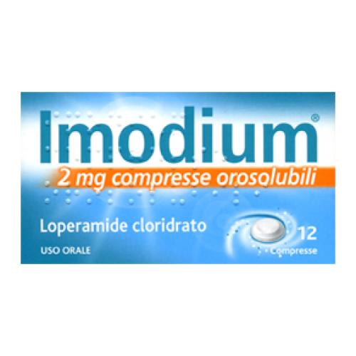 IMODIUM*12 cpr orosolubili 2 mg