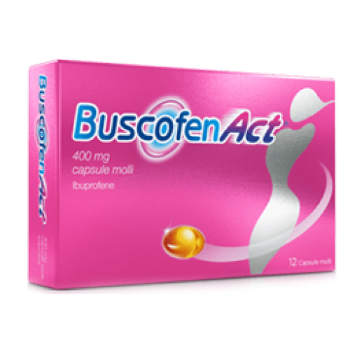 BUSCOFENACT*12 cps molli 400 mg