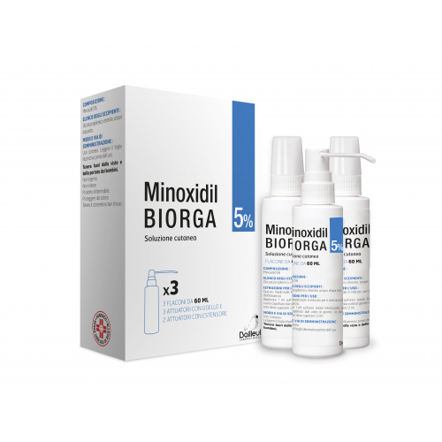 MINOXIDIL BIORGA*SOL CUT 3FL5%